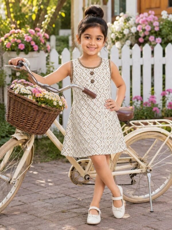 Ethnic Motifs Print A-Line Dress