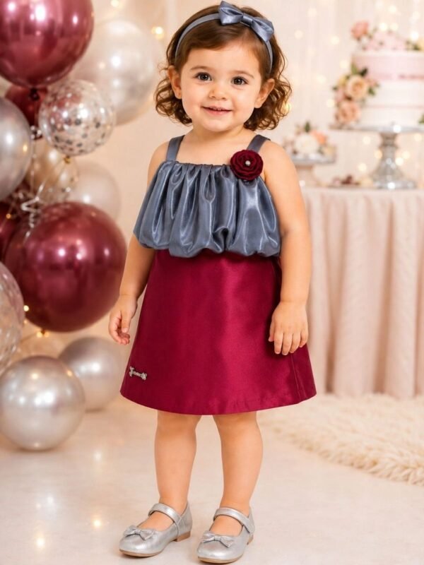 Velvet A-Line Dress